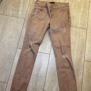 Express Light Brown Denim Jeans